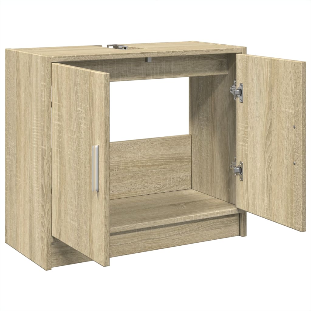 underskab 63x29x55 cm konstrueret træ sonoma-eg