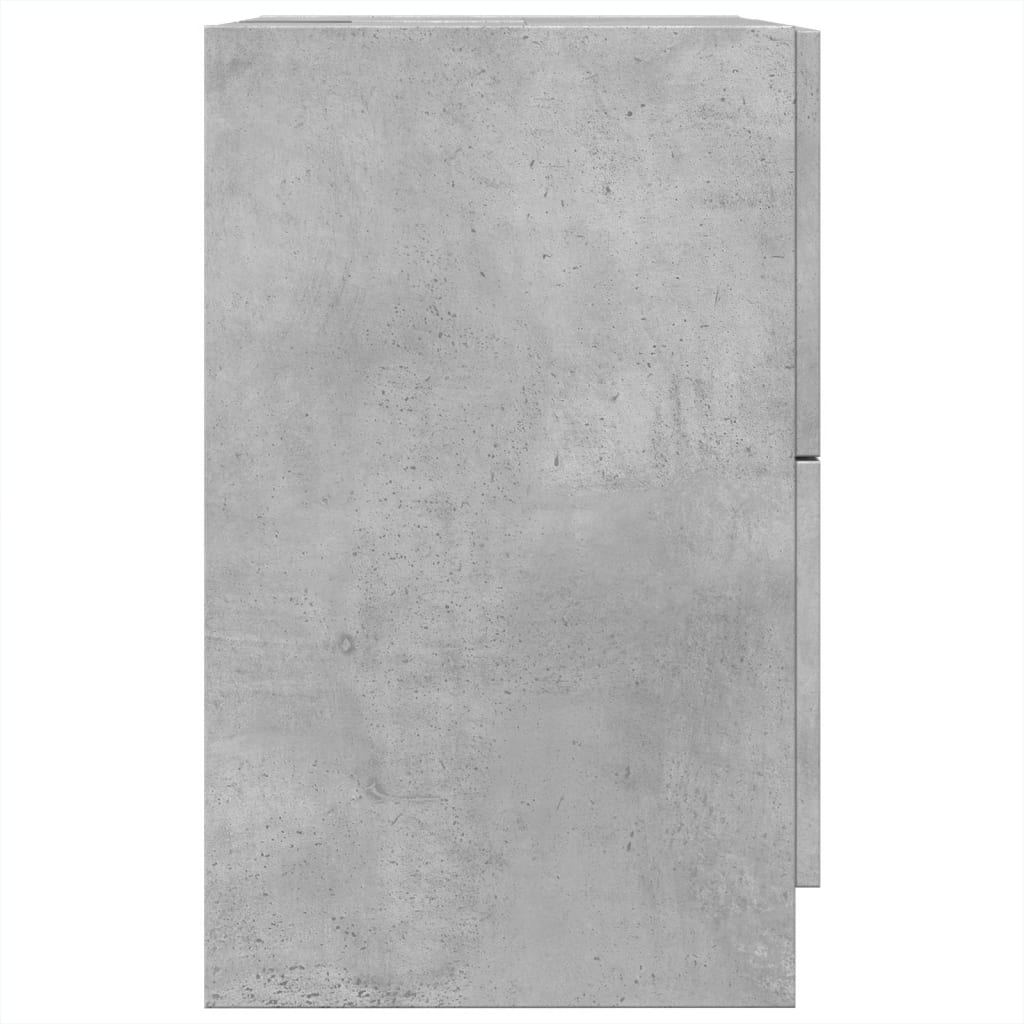 underskab til håndvask 40x37x59 cm konstrueret træ betongrå