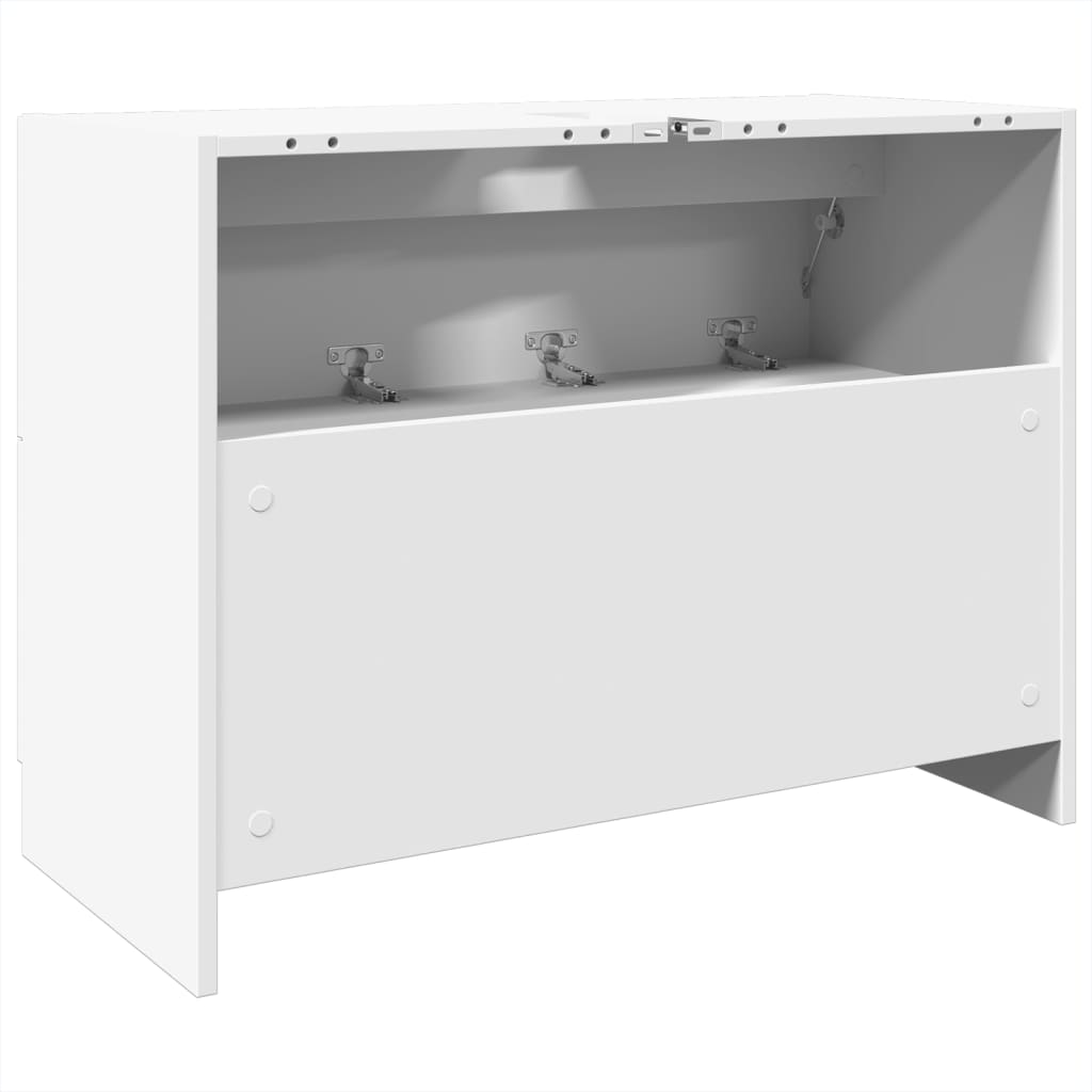 underskab til håndvask 78x37x59 cm konstrueret træ hvid