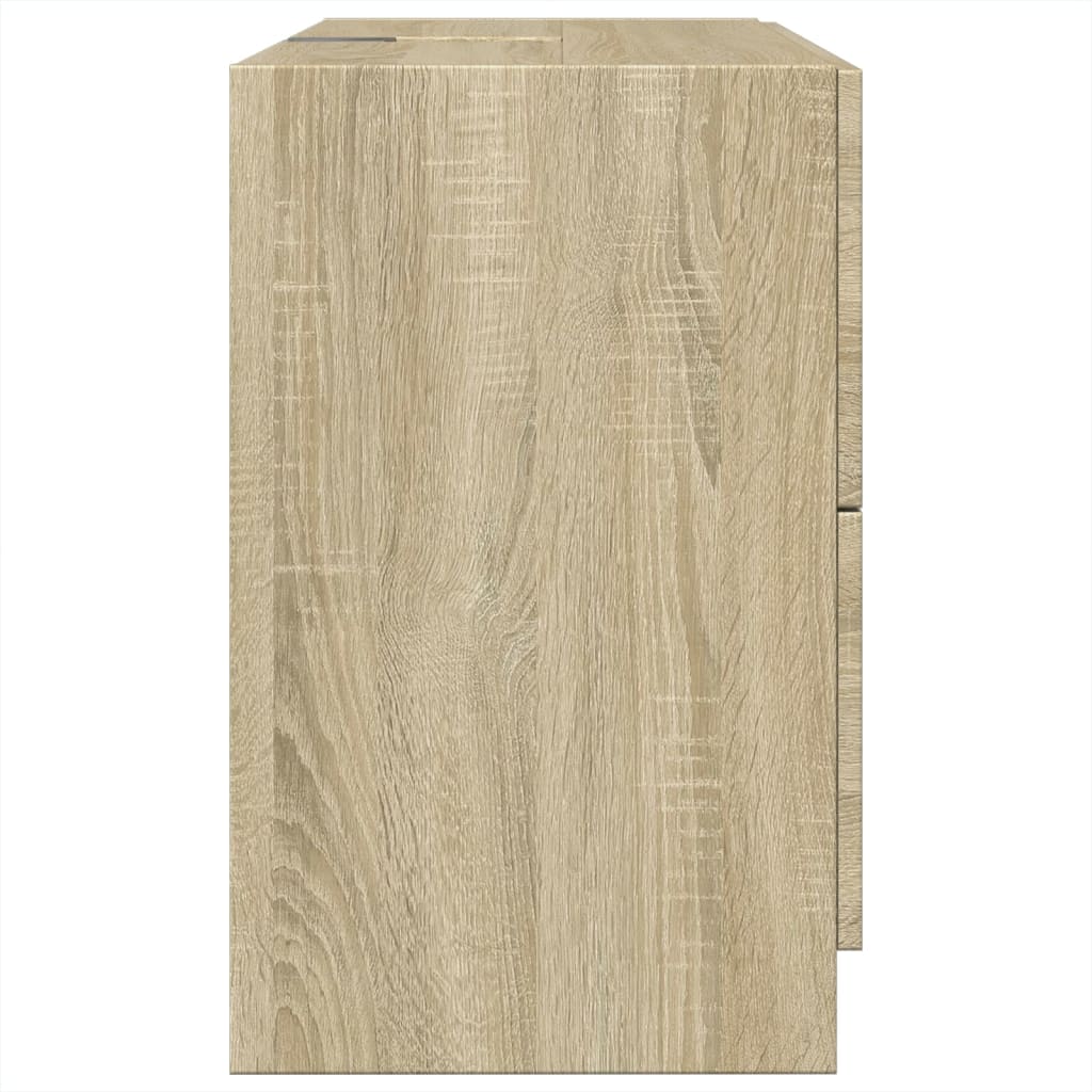 underskab til håndvask 78x37x59 cm konstrueret træ sonoma-eg