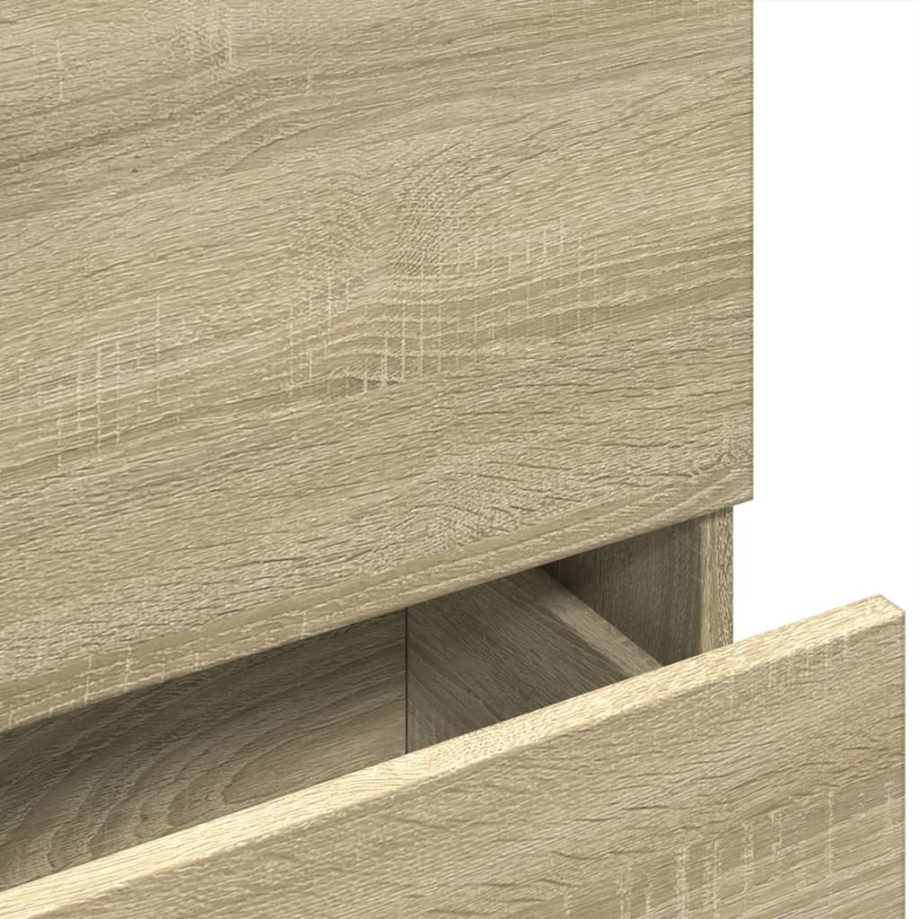 underskab til håndvask 78x37x59 cm konstrueret træ sonoma-eg