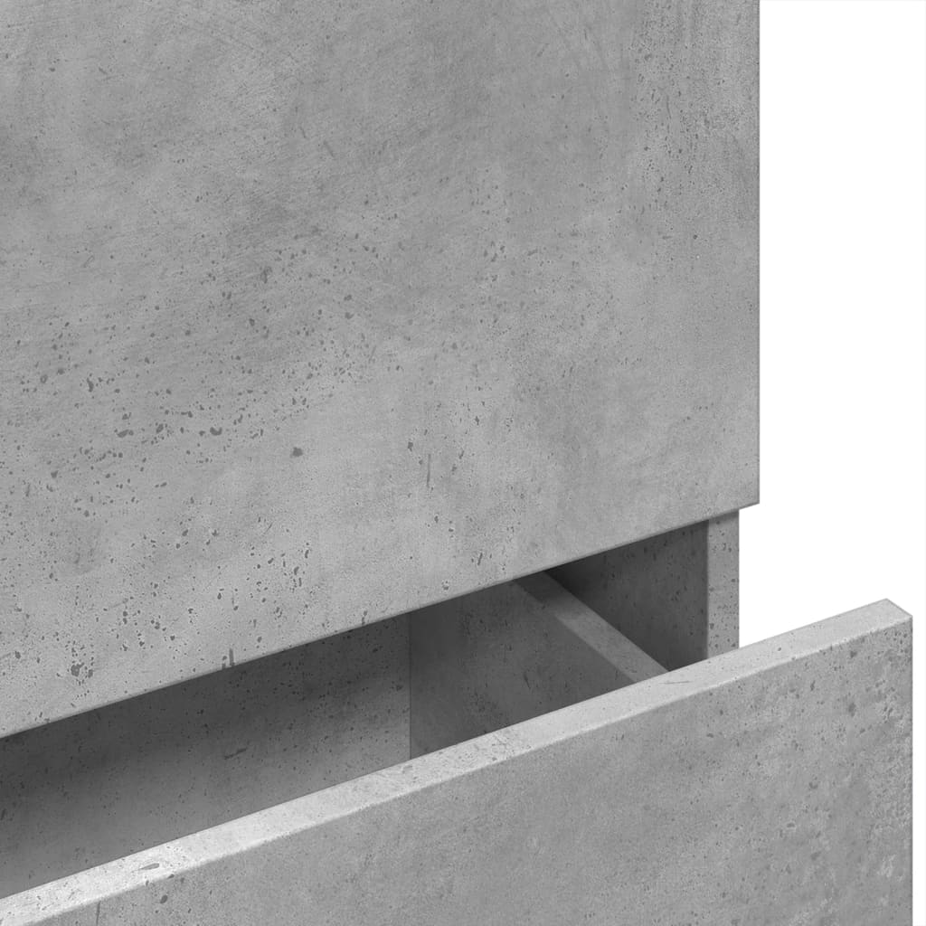 underskab til håndvask 78x37x59 cm konstrueret træ betongrå