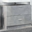 underskab til håndvask 78x37x59 cm konstrueret træ betongrå