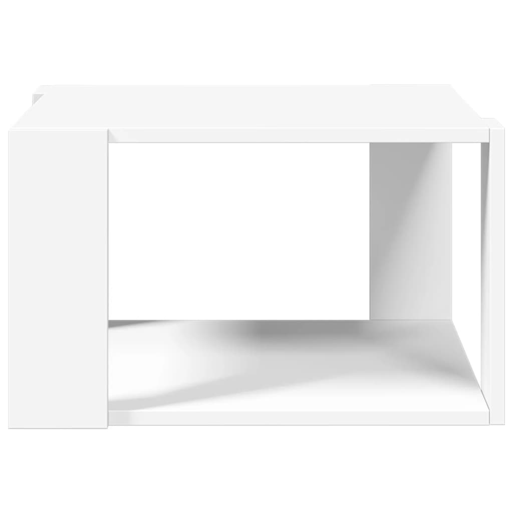 sofabord hvid 51,5x51,5x30 cm konstrueret træ