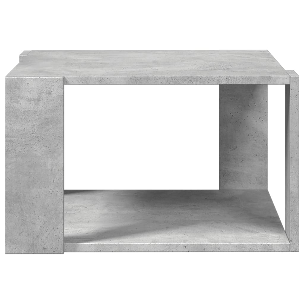 sofabord 51,5x51,5x30 cm konstrueret træ betongrå