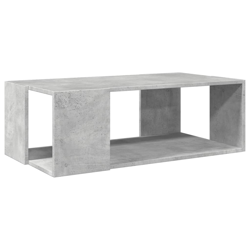 sofabord 89,5x48x30 cm konstrueret træ betongrå