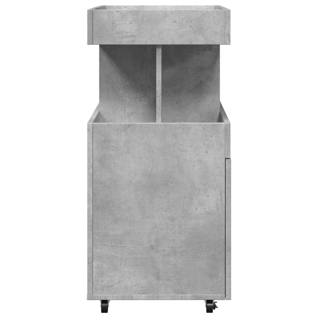 barvogn 50x41x89 cm konstrueret træ betongrå