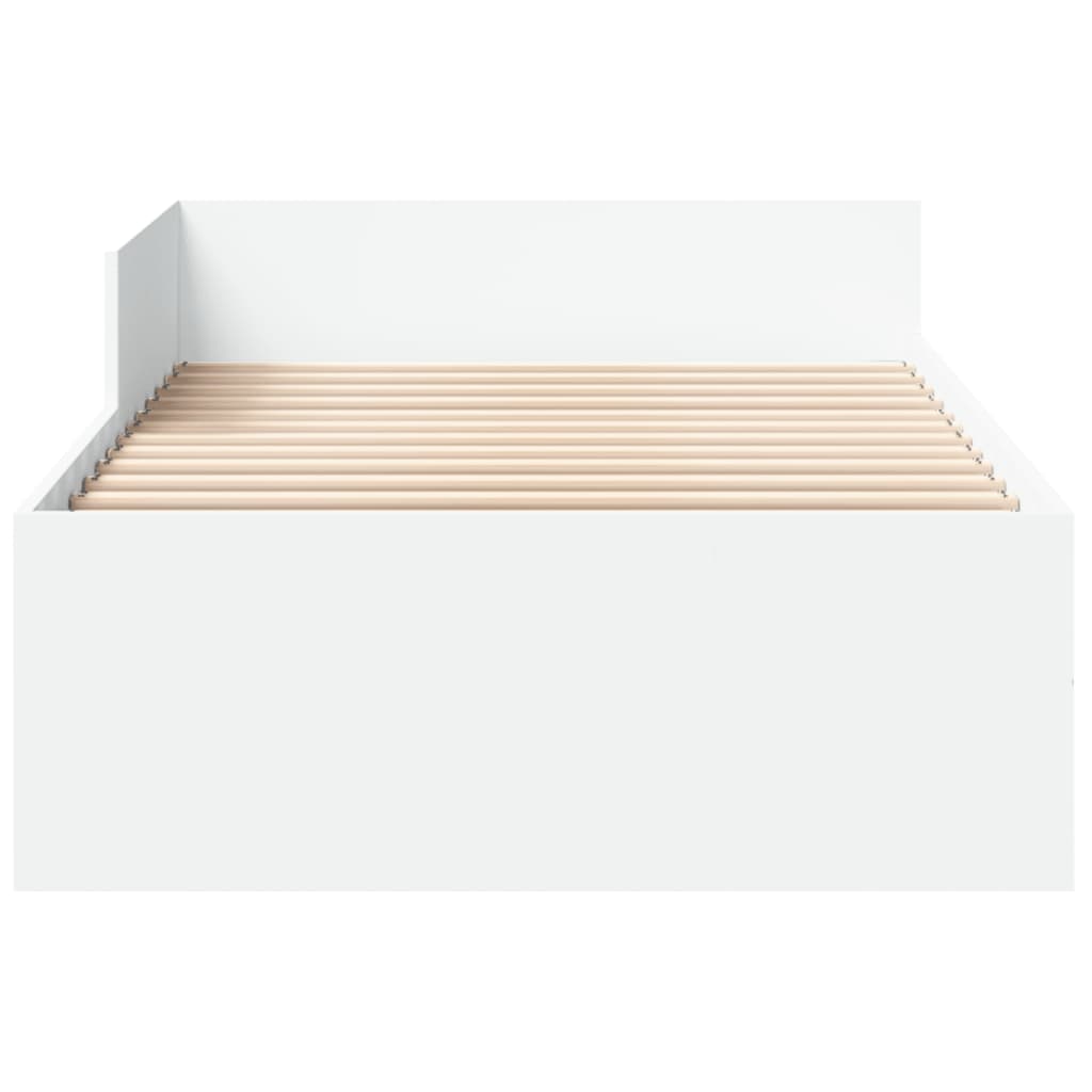 sengeramme 100x200 cm konstrueret træ hvid