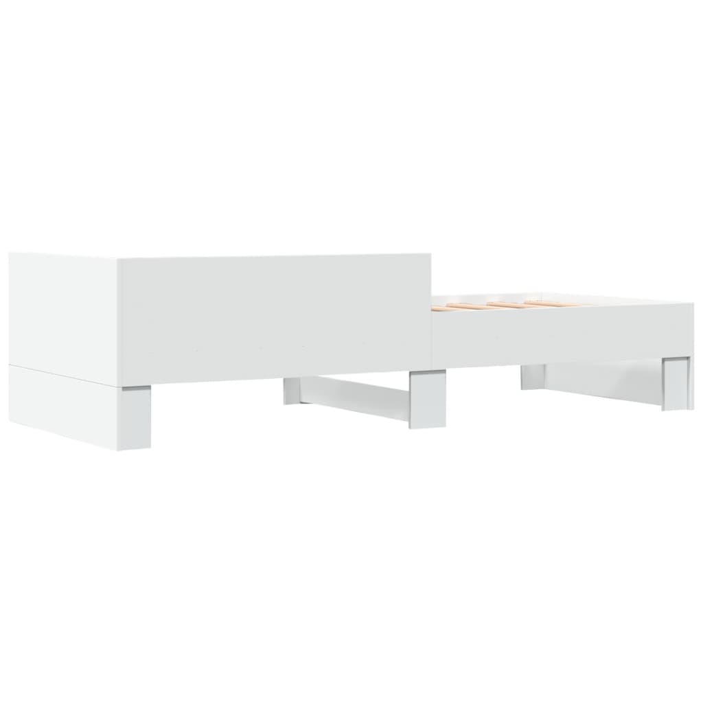 sengeramme 100x200 cm konstrueret træ hvid