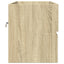 vaskeskab 80x38,5x45 cm konstrueret træ sonoma-eg