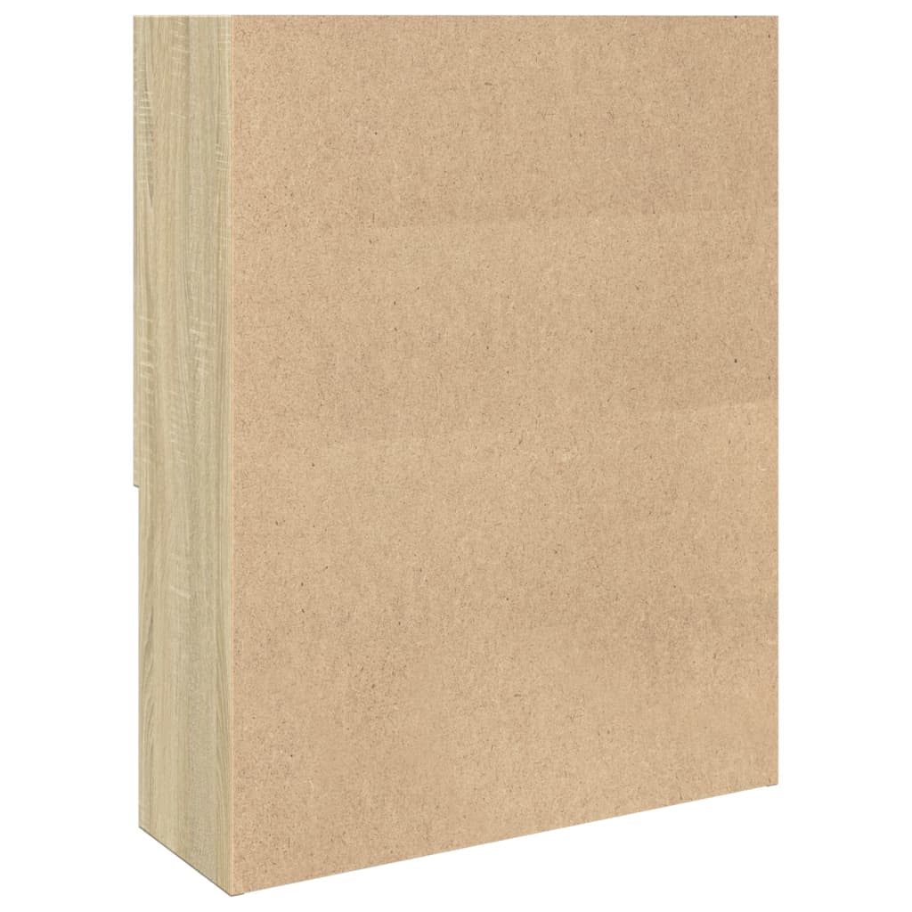 badeværelsesskab 70,5x24x90 cm sonoma-eg