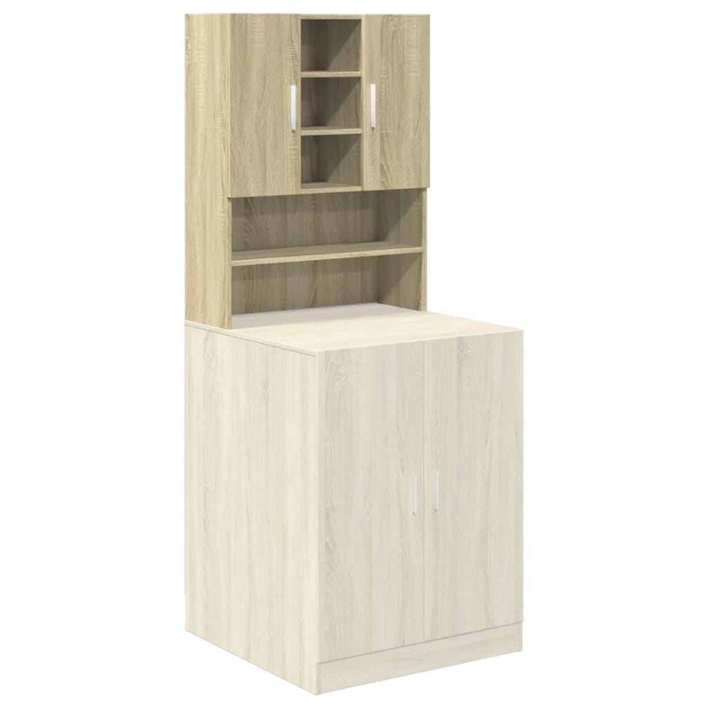 badeværelsesskab 70,5x24x90 cm sonoma-eg
