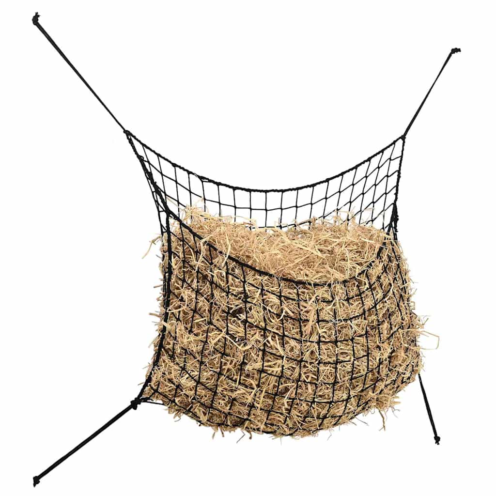 hønet 2 stk. 100x90 cm PP rektangulær sort