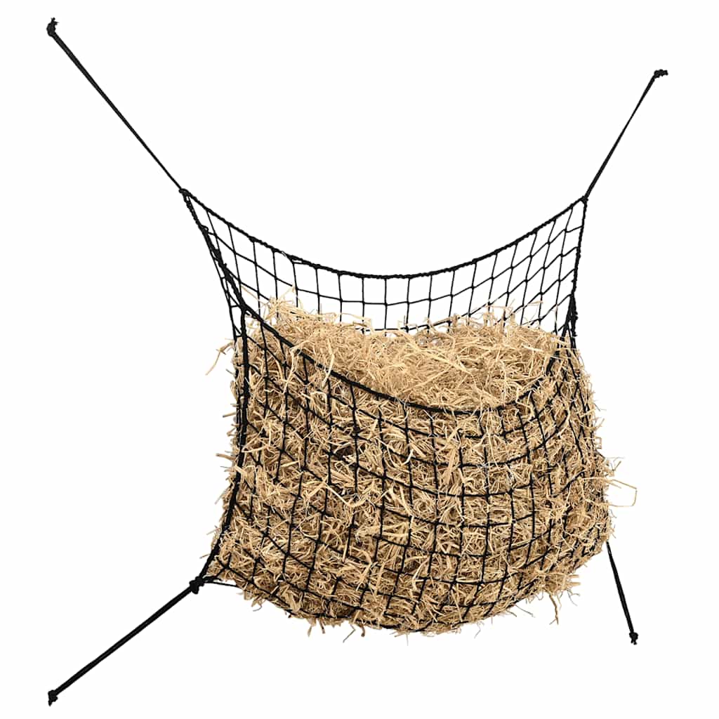 hønet 2 stk. 150x90 cm PP rektangulær sort