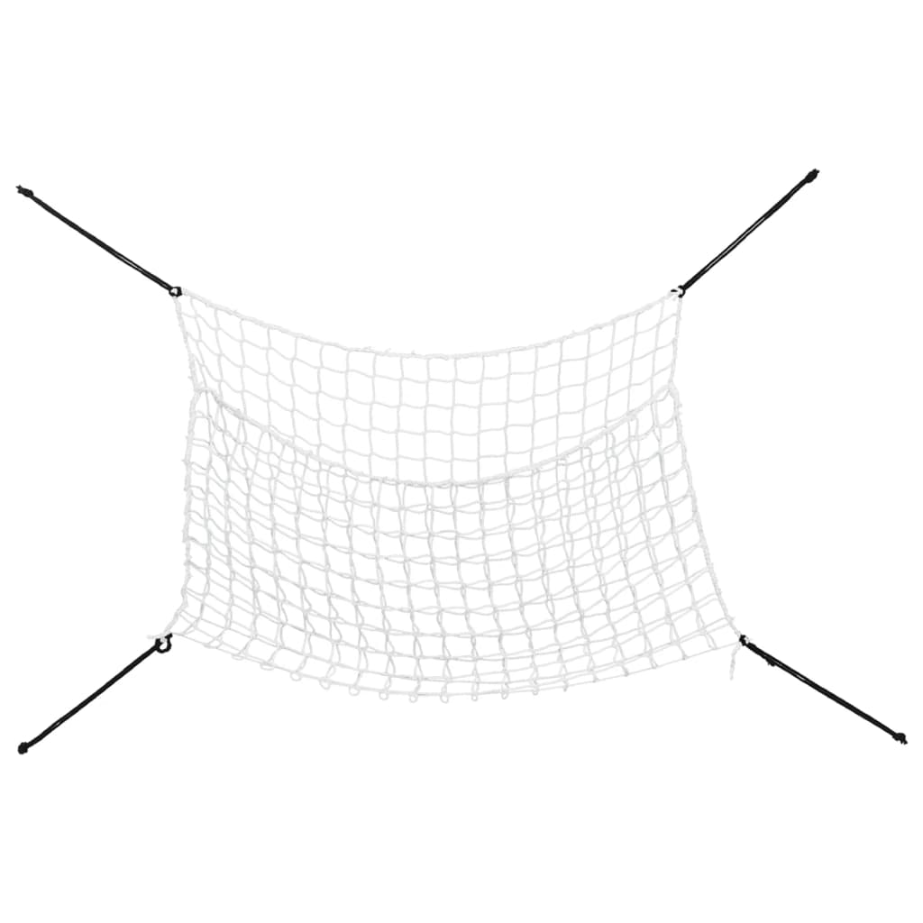 hønet 2 stk. 200x120 cm PP rektangulær hvid