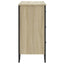 kommode 91x35,5x74,5 cm konstrueret træ sonoma-eg