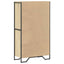 skab 79,5x35,5x137,5 cm konstrueret træ sonoma-eg