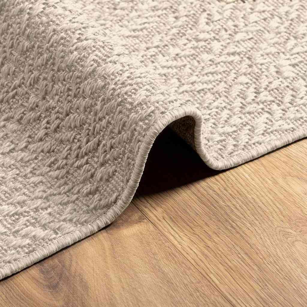 gulvtæppe ZIZUR 200x290 cm jute-look indendørs og udendørs