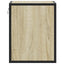 væghængt sengebord 40x31x39,5 cm sonoma-eg