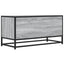 tv-bord 80x34,5x40 cm konstrueret træ og metal grå sonoma-eg