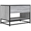 tv-bord 61x40x46 cm konstrueret træ og metal grå sonoma-eg