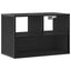 tv-bord 60x31x39,5 cm konstrueret træ og metal sort