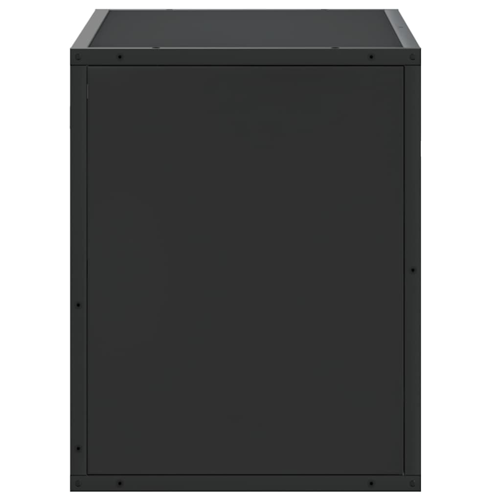 tv-bord 60x31x39,5 cm konstrueret træ og metal sort
