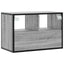 tv-bord 60x31x39,5 cm konstrueret træ og metal grå sonoma-eg