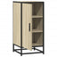 skab 35,5x35x76 cm konstrueret træ og metal sonoma-eg