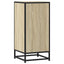 skab 35,5x35x76 cm konstrueret træ og metal sonoma-eg