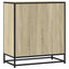 skab 68x35x76 cm konstrueret træ og metal sonoma-eg