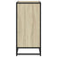 skab 68x35x76 cm konstrueret træ og metal sonoma-eg