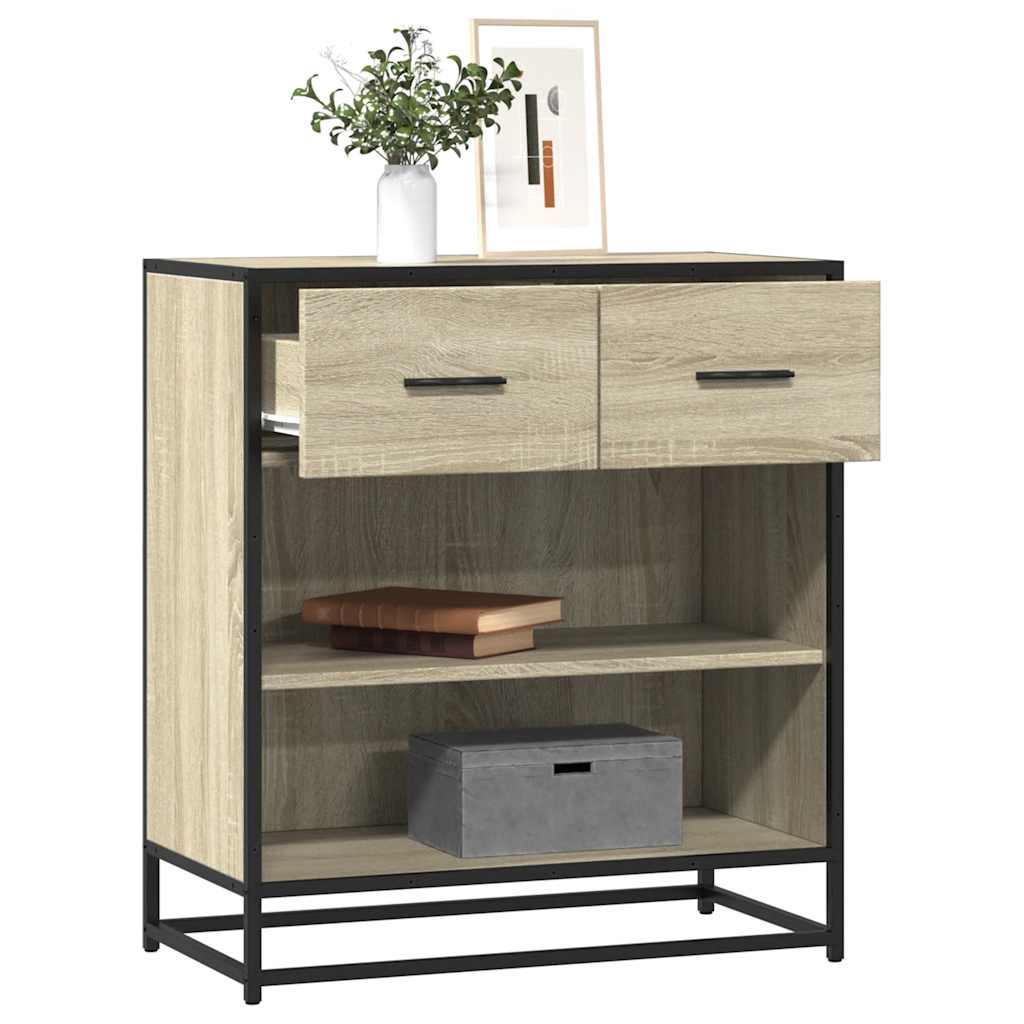 skab 68x35x76 cm konstrueret træ sonoma-eg