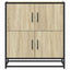 skab 68x35x76 cm konstrueret træ sonoma-eg