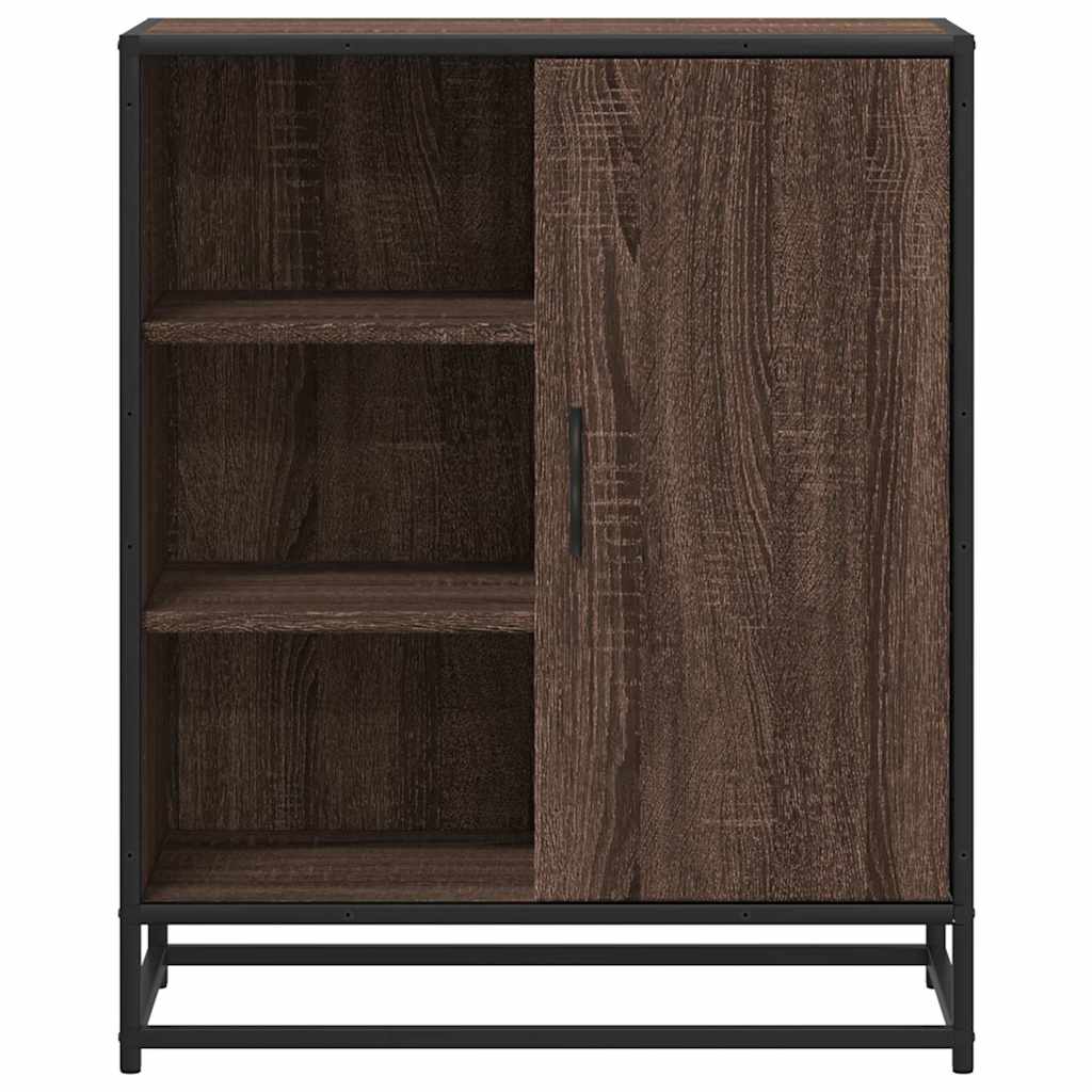 skænk 62x35x76 cm konstrueret træ brun egetræsfarve