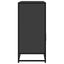 skab 100x35x76 cm konstrueret træ sort