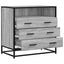 kommode 70x41x70 cm konstrueret træ grå sonoma-eg
