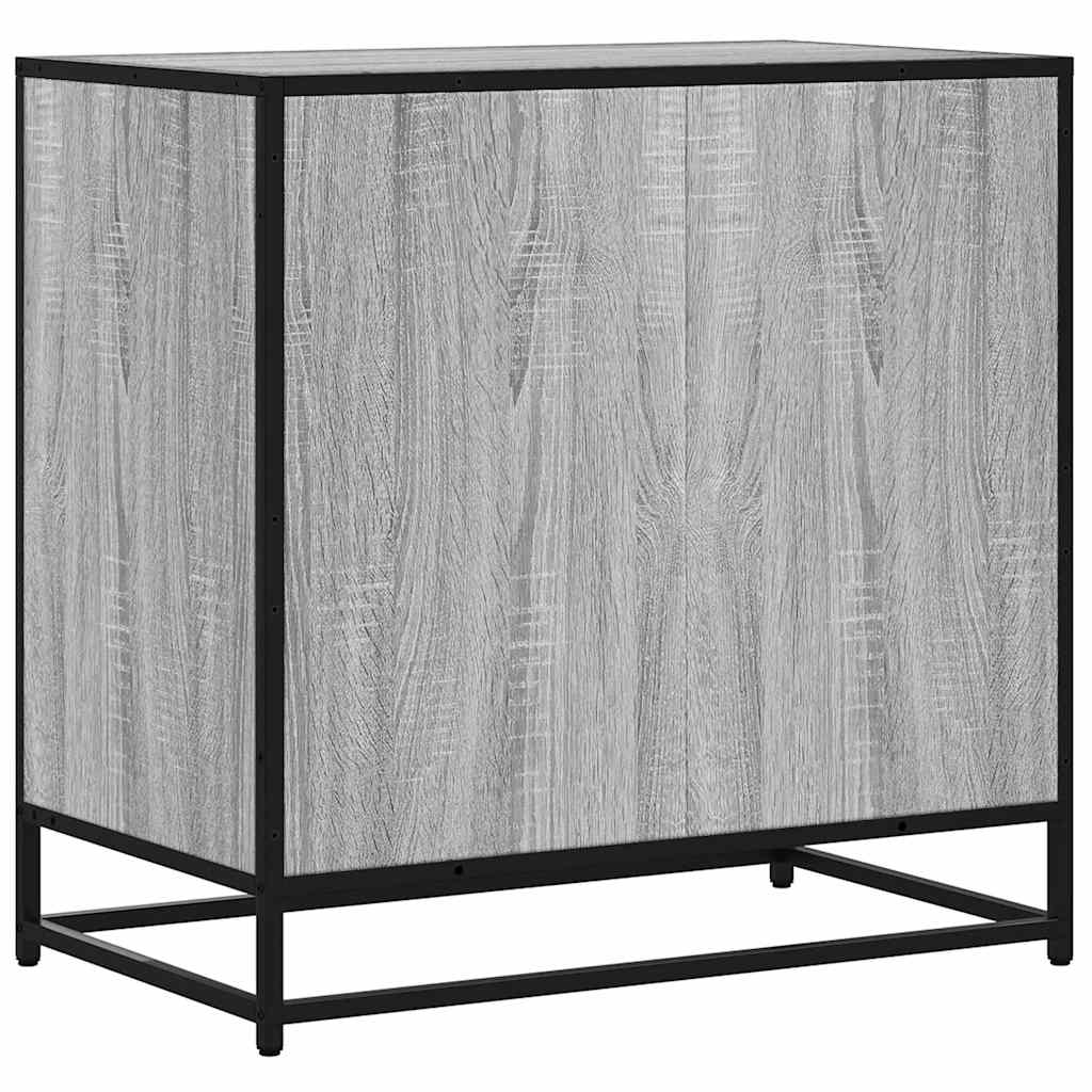 kommode 70x41x70 cm konstrueret træ grå sonoma-eg
