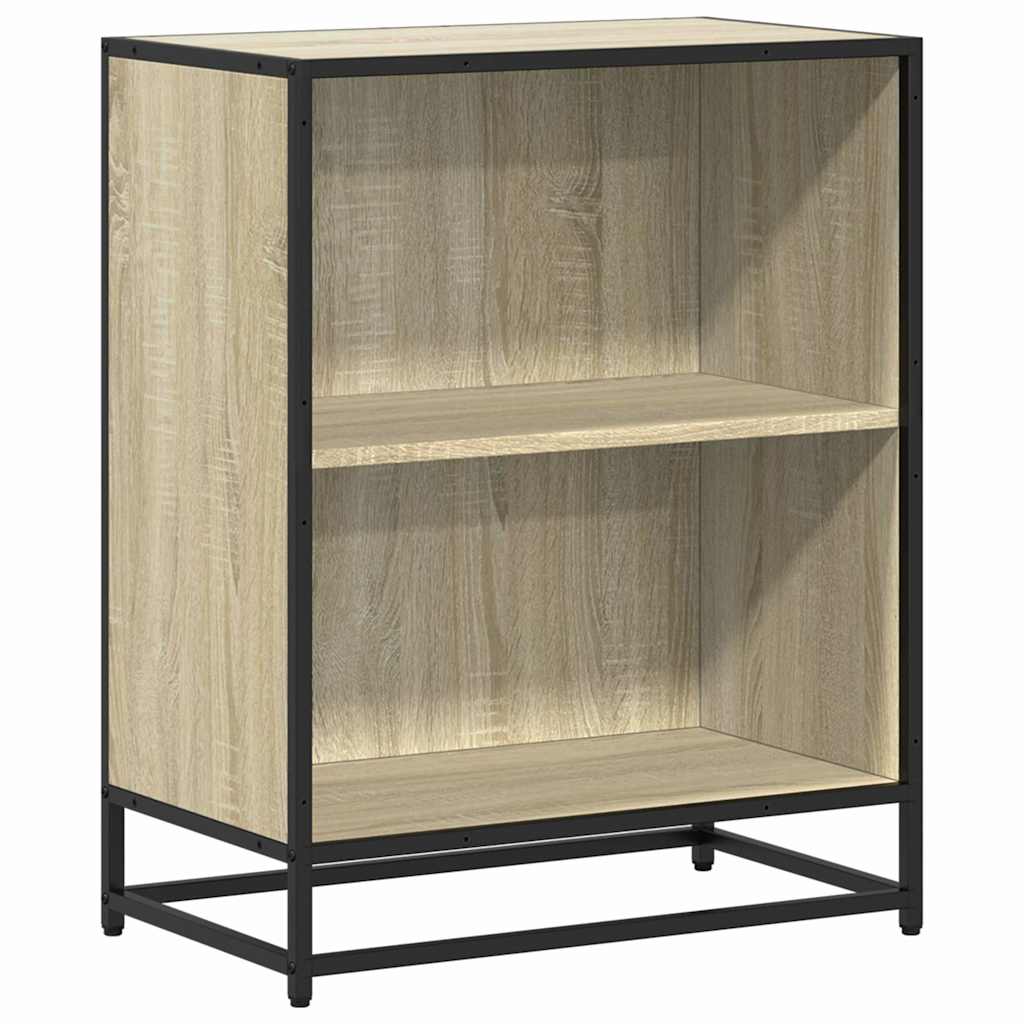 bogreol 60x35x76 cm konstrueret træ sonoma-eg