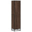 bogreol 40x35x170,5 cm konstrueret træ brun egetræ