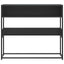 konsolbord 90x35x80 cm konstrueret træ sort