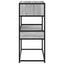 konsolbord 90x35x80 cm konstrueret træ grå sonoma-eg
