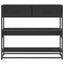 konsolbord 90x35x80 cm konstrueret træ sort