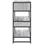 konsolbord 90x35x80 cm konstrueret træ grå sonoma-eg