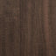 konsolbord 90x35x80 cm konstrueret træ brun egetræsfarve
