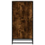 skostativ 48x38x97,5 cm konstrueret træ røget egetræsfarve
