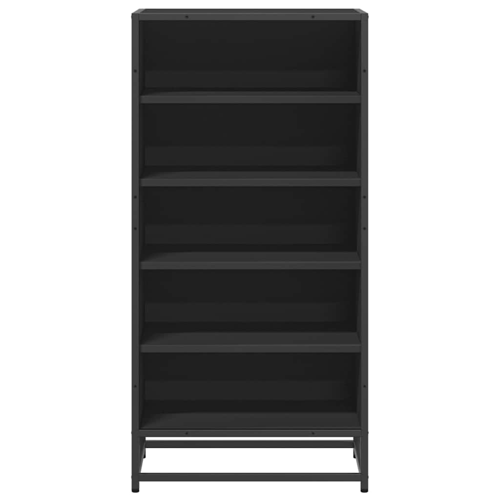 skostativ 48x38x97,5 cm konstrueret træ sort
