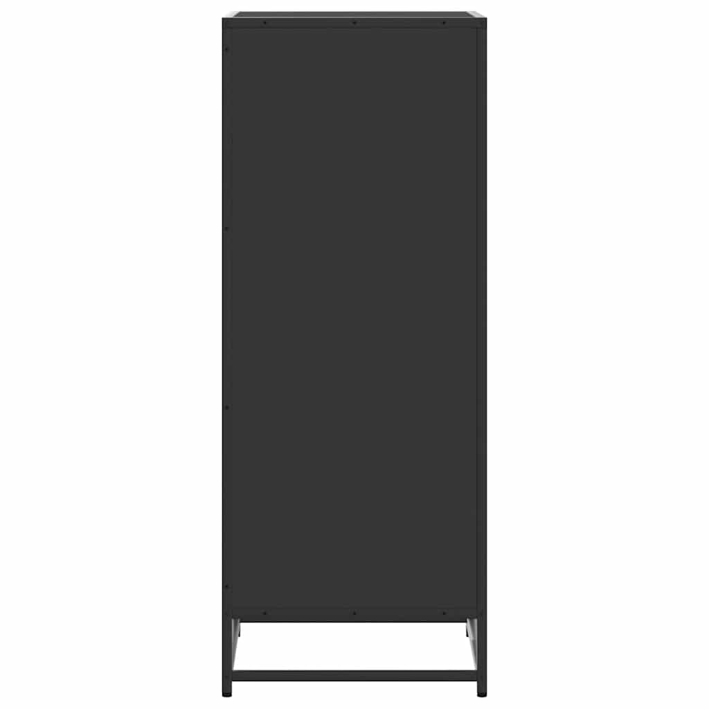 skostativ 48x38x97,5 cm konstrueret træ sort