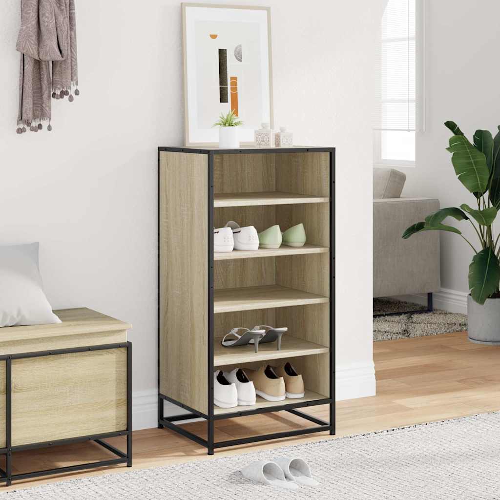 skoreol 48x38x97,5 cm konstrueret træ sonoma-eg