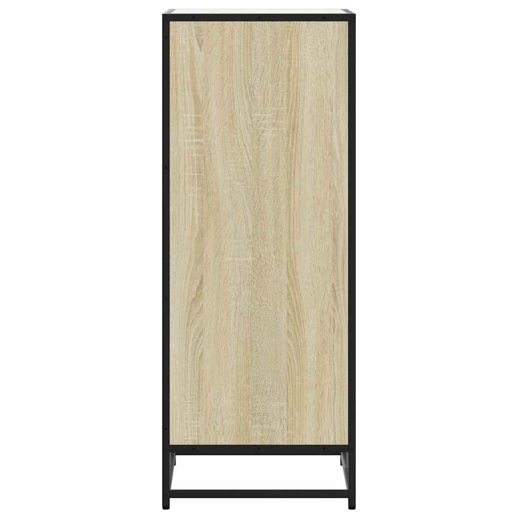 skoreol 48x38x97,5 cm konstrueret træ sonoma-eg
